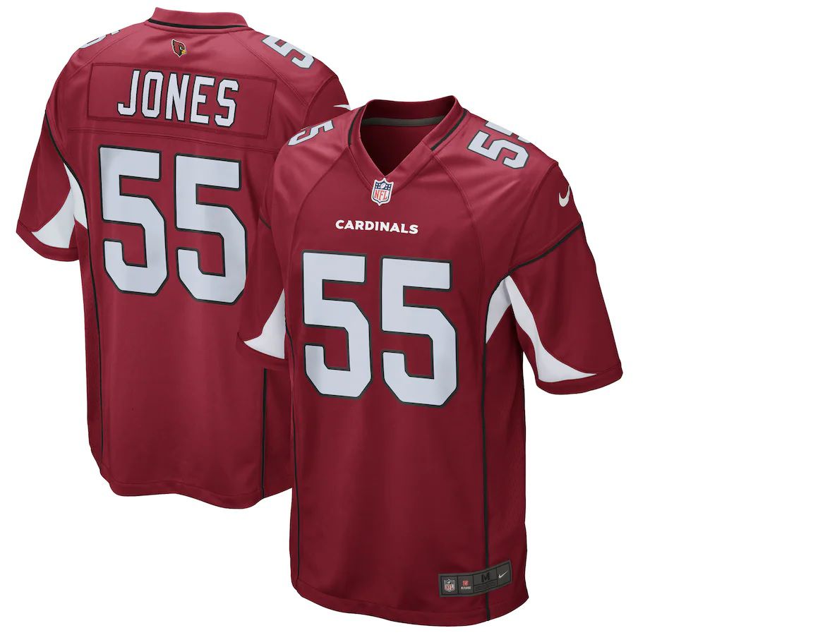 Men Arizona Cardinals 55 Chandler Jones Nike Cardinal Game NFL Jersey